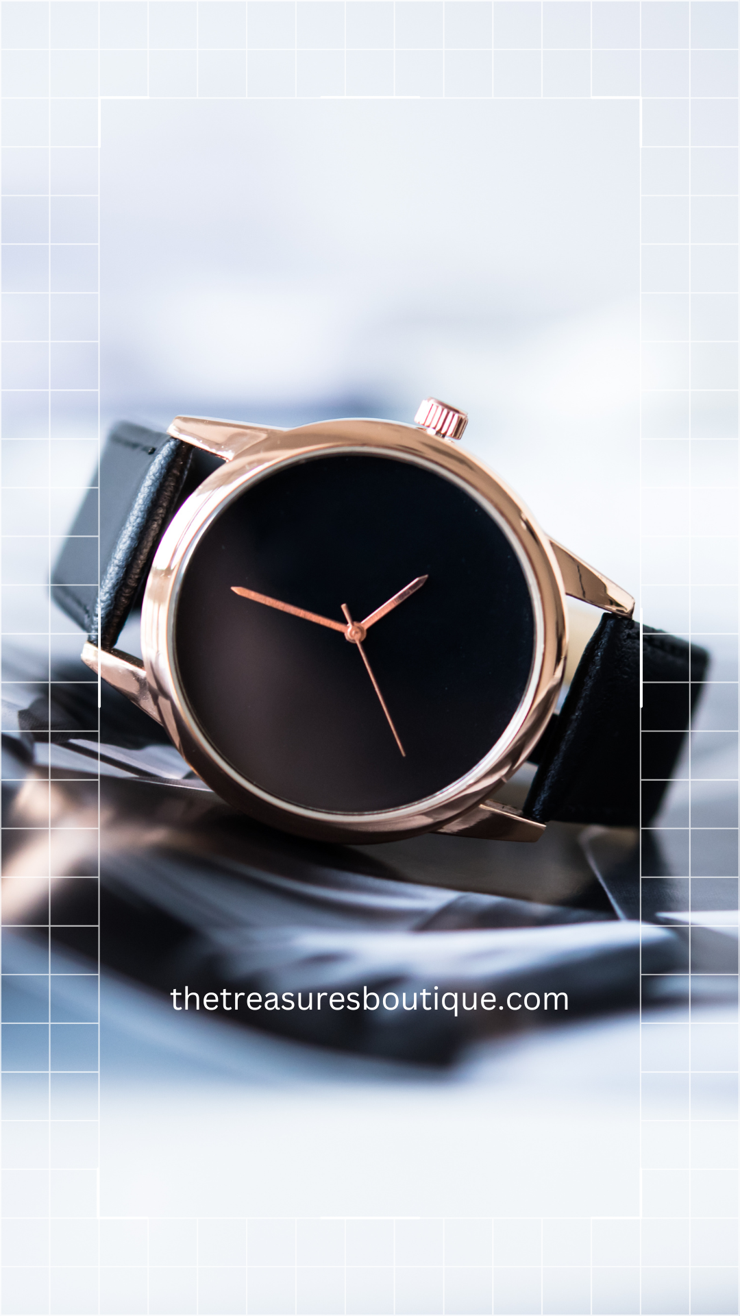 An array of exquisite luxury watches from The Treasures Boutique, showcasing timeless elegance and precision craftsmanship.