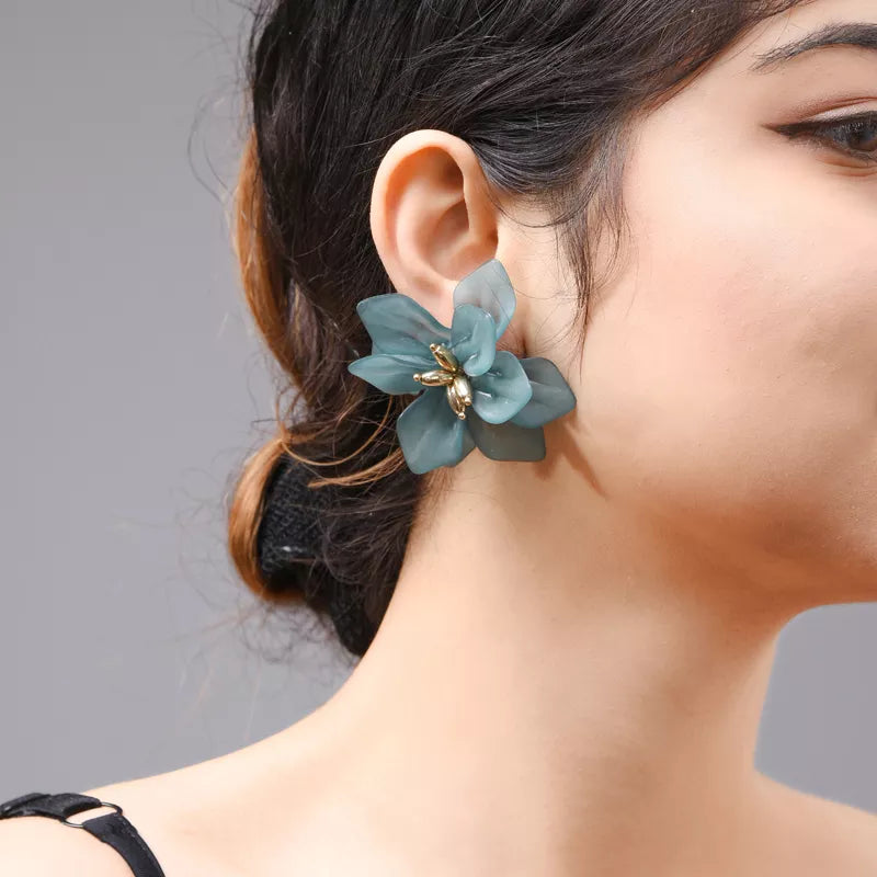 Exquisite Plant-Shaped Drop Earrings for Women - Fashion Jewelry by Wuli $ Baby