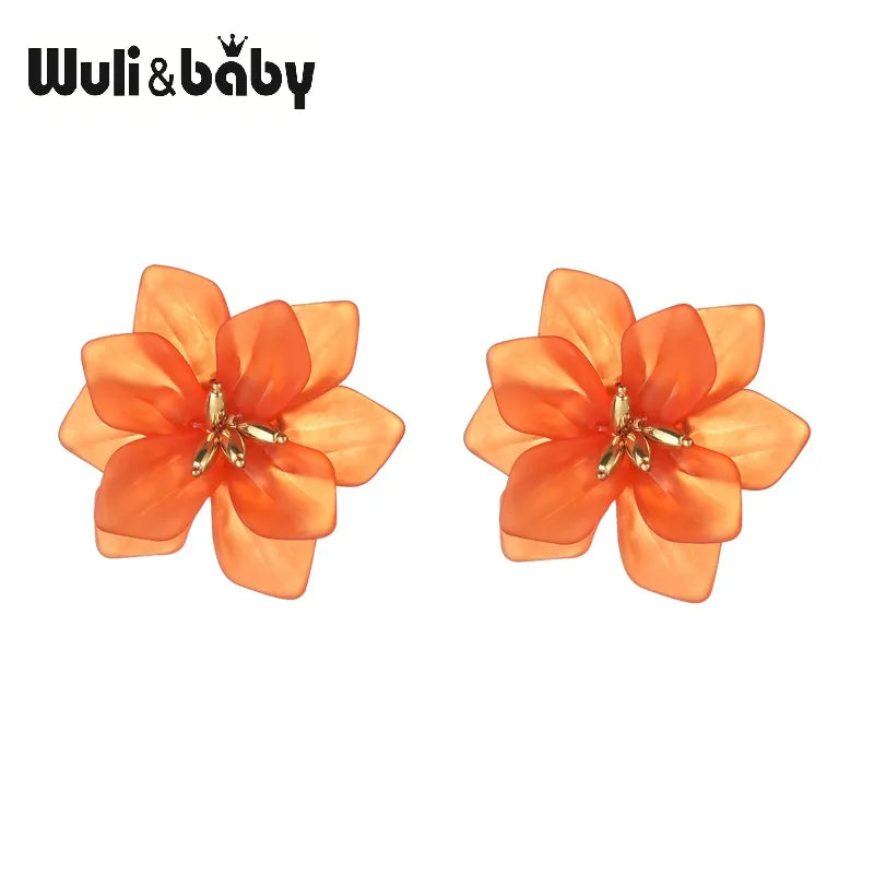 Exquisite Plant-Shaped Drop Earrings for Women - Fashion Jewelry by Wuli $ Baby