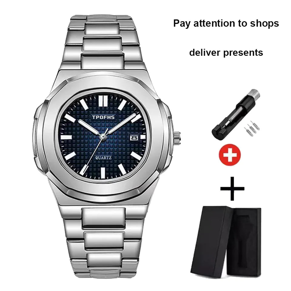 Poedagar 2024 Fashion Men's Waterproof Luminous Quartz Watch | Top Brand Luxury Military Timepiece