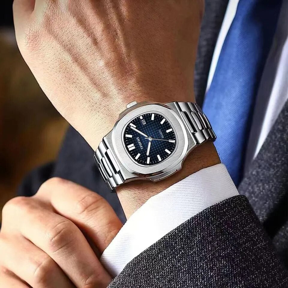 Poedagar 2024 Fashion Men's Waterproof Luminous Quartz Watch | Top Brand Luxury Military Timepiece