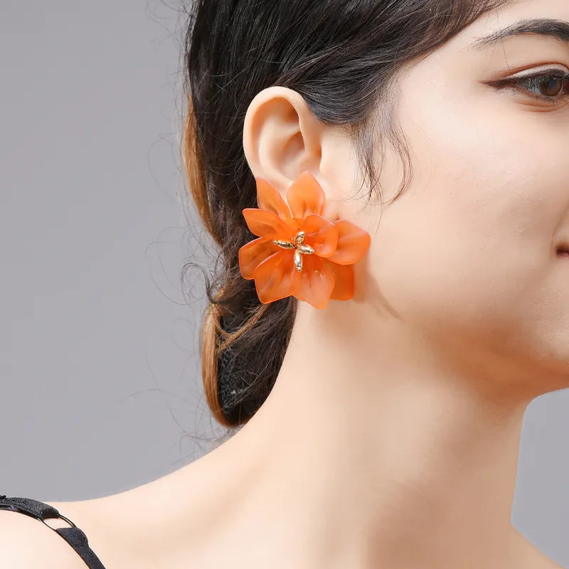 Exquisite Plant-Shaped Drop Earrings for Women - Fashion Jewelry by Wuli $ Baby