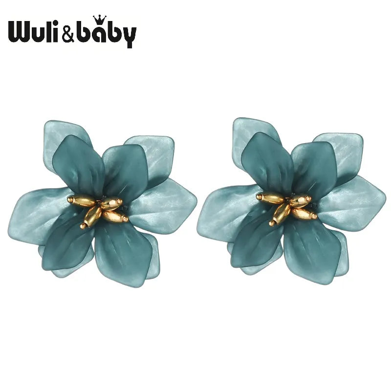 Exquisite Plant-Shaped Drop Earrings for Women - Fashion Jewelry by Wuli $ Baby