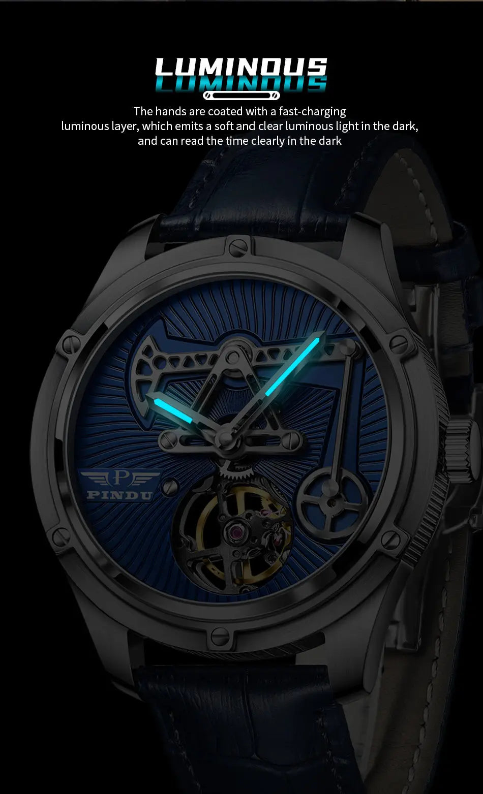 Pindu Prestige Automatic - Sapphire Timepiece